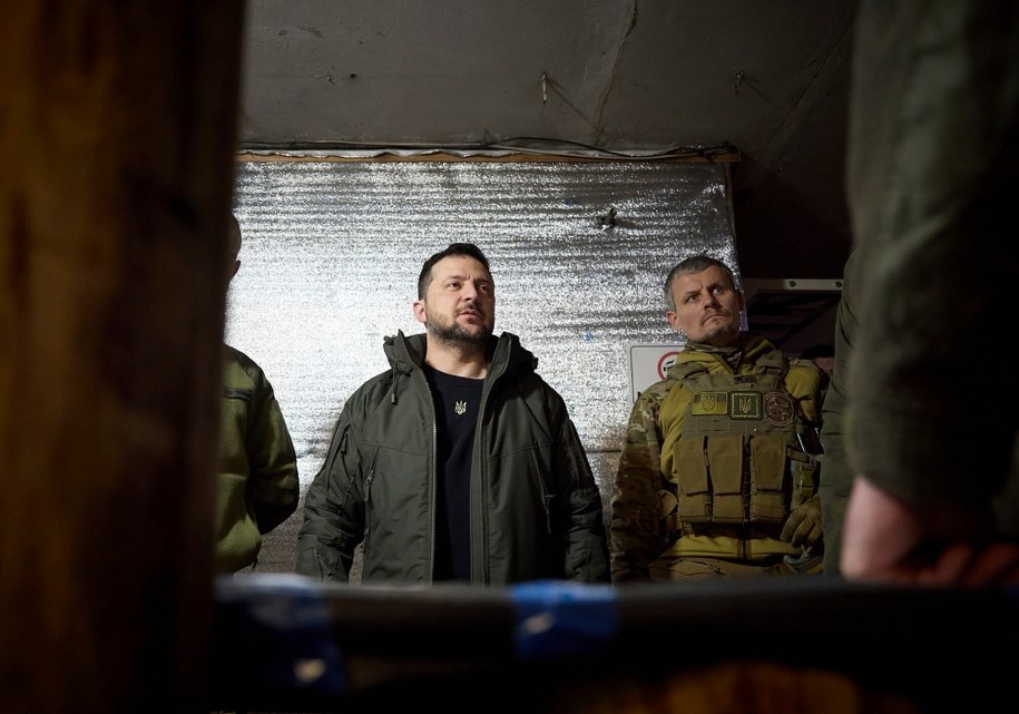 Wołodymyr Zełenski /UKRAINE PRESIDENTIAL PRESS SERVICE /PAP/EPA