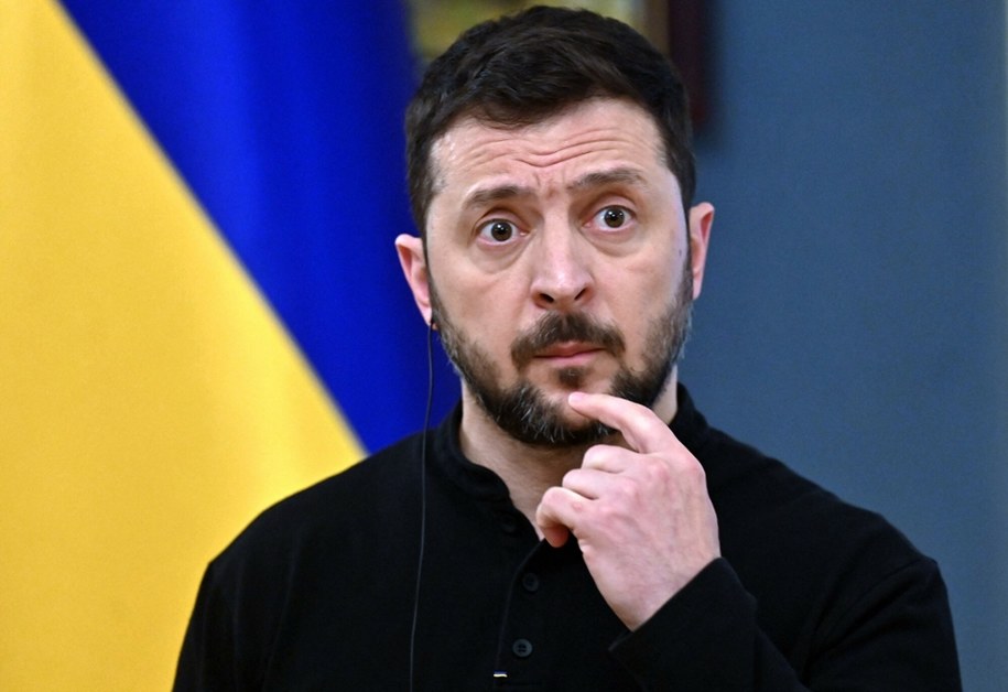Wołodymyr Zełenski /SERGEI SUPINSKY/AFP /East News