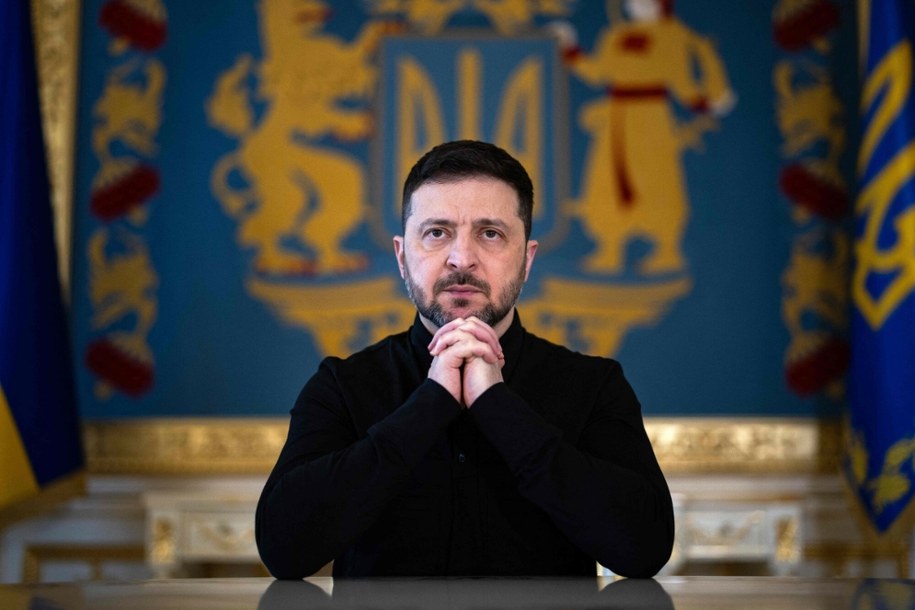 Wołodymyr Zełenski /HENRY NICHOLLS/AFP /East News