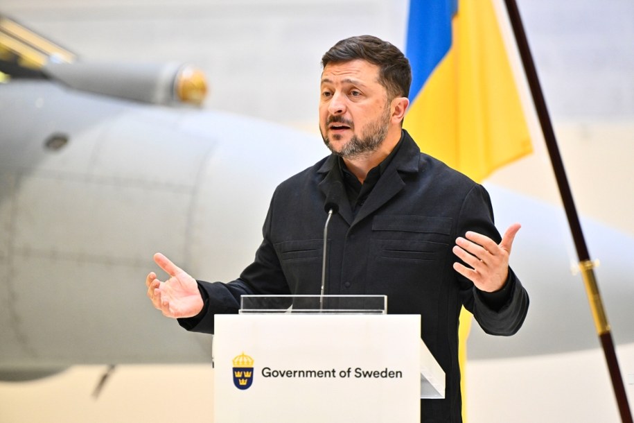 Wołodymyr Zełenski /CHRISTINE OLSSON  /PAP/EPA