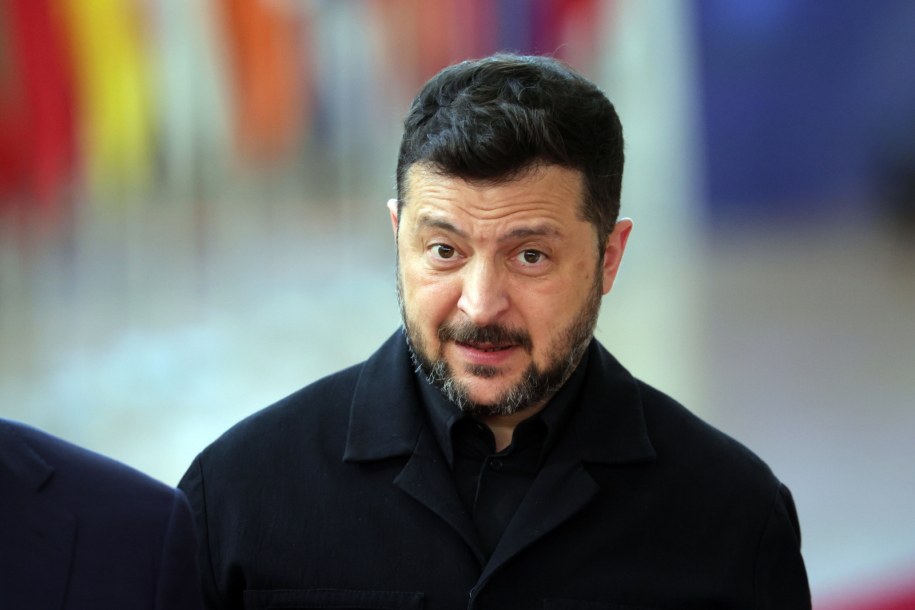 Wołodymyr Zełenski /OLIVIER MATTHYS    /PAP/EPA