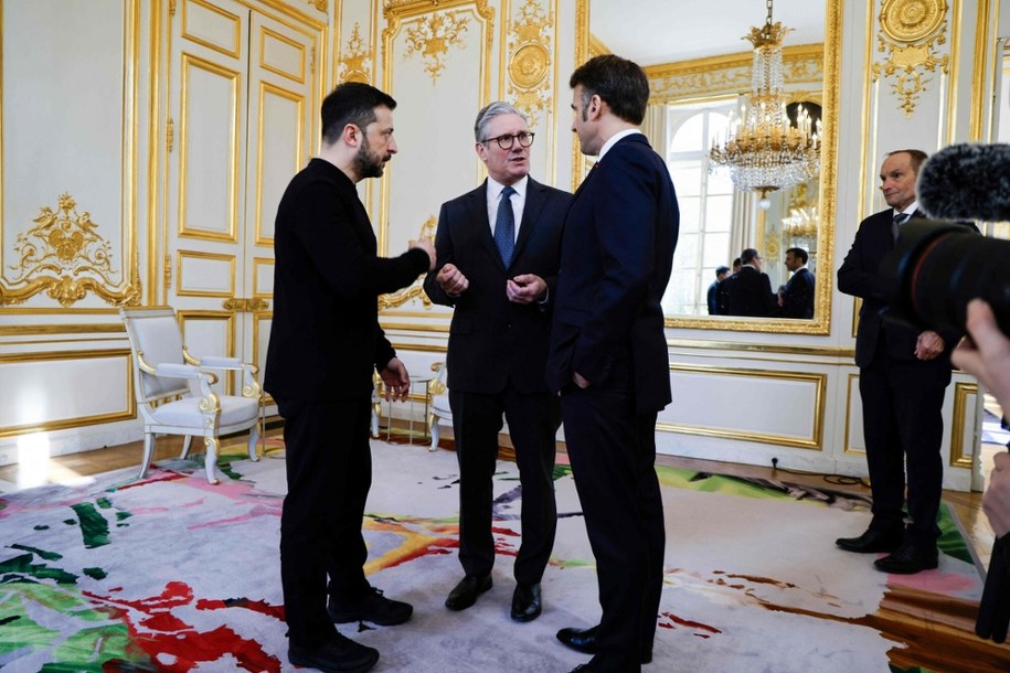 Wołodymyr Zełensky, Keir Starmer i Emmanuel Macron /LUDOVIC MARIN/AFP /East News