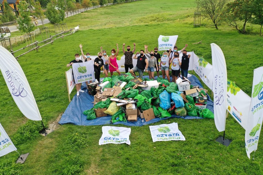 Wolontariusze posprzątali tatrzańskie szlaki /Czysta Polska /Materiały prasowe