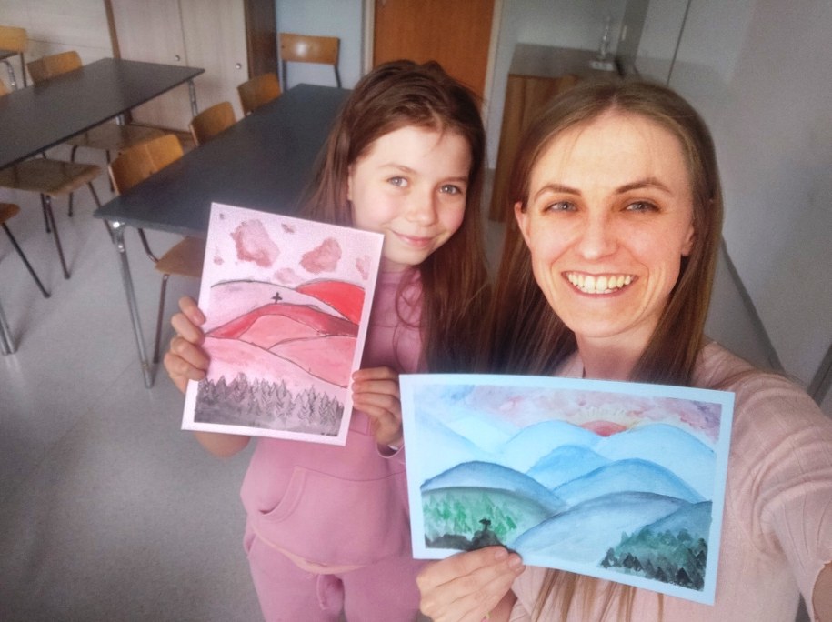 Wolontariuszka Akademii Przyszłości Kasia i podopieczna Lila /Materiały prasowe