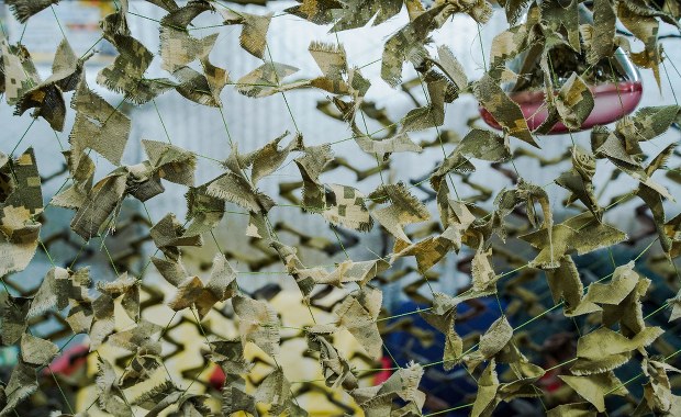 Wolontariuszki szyją bandany dla ukraińskich żołnierzy