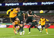 Wolverhampton Wanderers - Tottenham Hotspur 1-1 w 15. kolejce Premier League