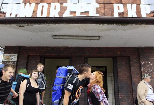 Woodstockowicze ściągają do Kostrzyna z całej Polski - fot. Lech Muszyński /PAP