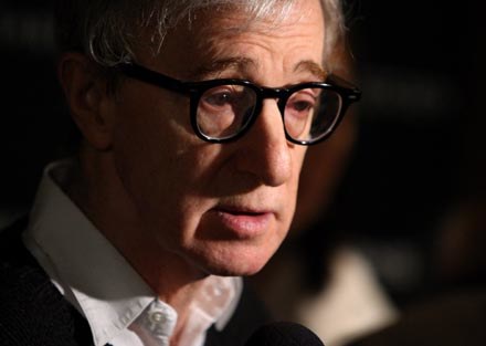 Woody Allen ma nietęgą minę - fot. Stephen Lovekin /Getty Images/Flash Press Media