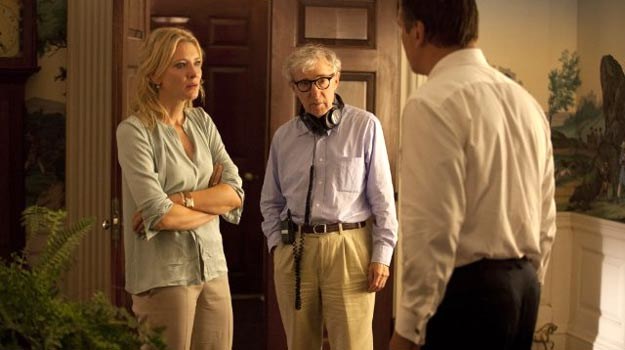 Woody Allen z Cate Blanchett na planie filmu 'Blue Jasmine" /materiały prasowe