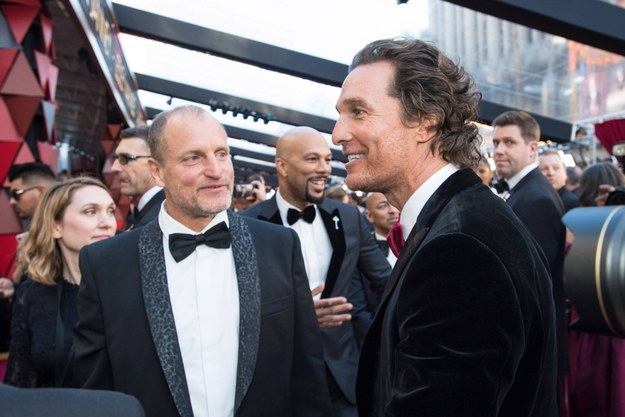 Woody Harrelson i Matthew McConaughey na zdjęciu z 2018 roku /Photoshot    /PAP