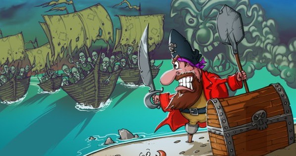 Woody Two-Legs: Attack of the Zombie Pirates - motyw graficzny /Informacja prasowa