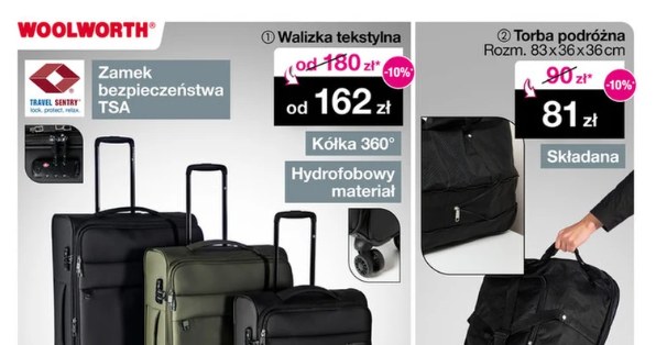 Woolworth obniżył ceny walizek – idealne pod bagaż podręczny /Woolworth /INTERIA.PL