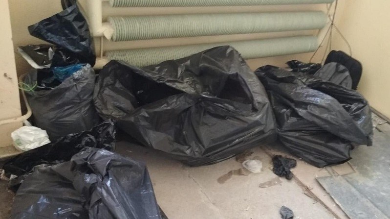 Worki z narkotykami /Policja