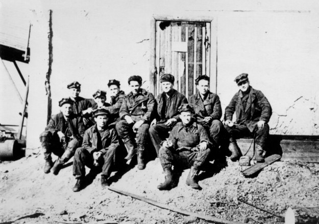Workuta, 1956, górnicy z kopalni nr 40 /KARTA /Agencja FORUM