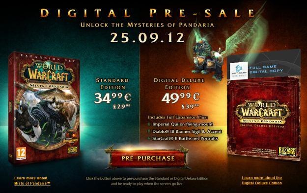 World of Warcraft: Mists of Pandaria - premiera 25 września 2012 /Informacja prasowa