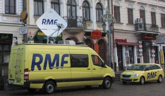 Wóz satelitarny RMF FM /Józef Polewka /RMF FM