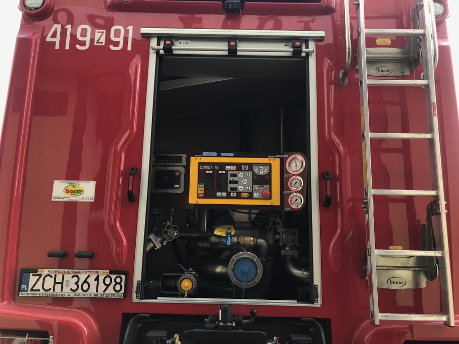 Wóz strażacki OSP Recz /Aneta Łuczkowska /RMF FM