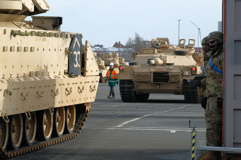 Wozy bojowe USA /PATRIK STOLLARZ / AFP /AFP