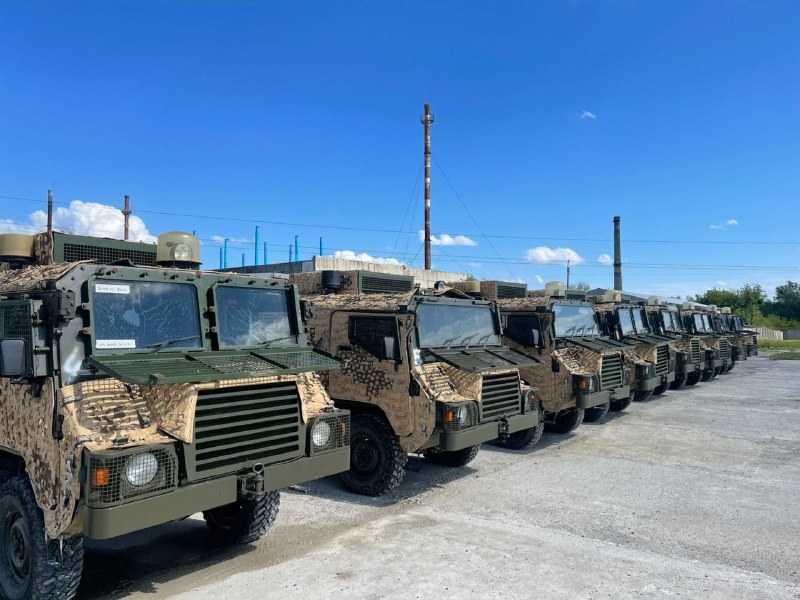 Wozy Pinzgauer Vector PPV 6x6 już trafiły do Wojsk Terytorialnych Ukrainy /Twitter