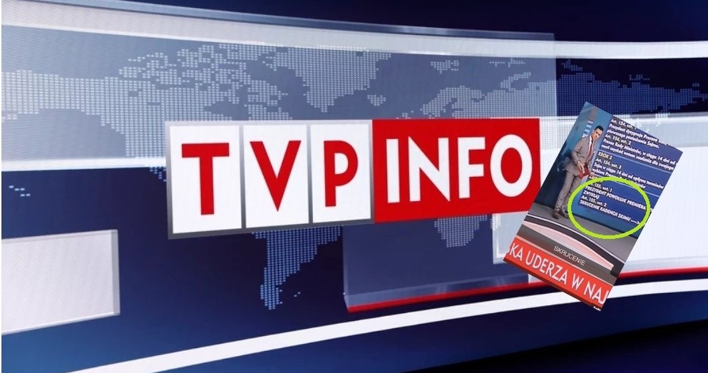 Wpadka w TVP Info /AKPA