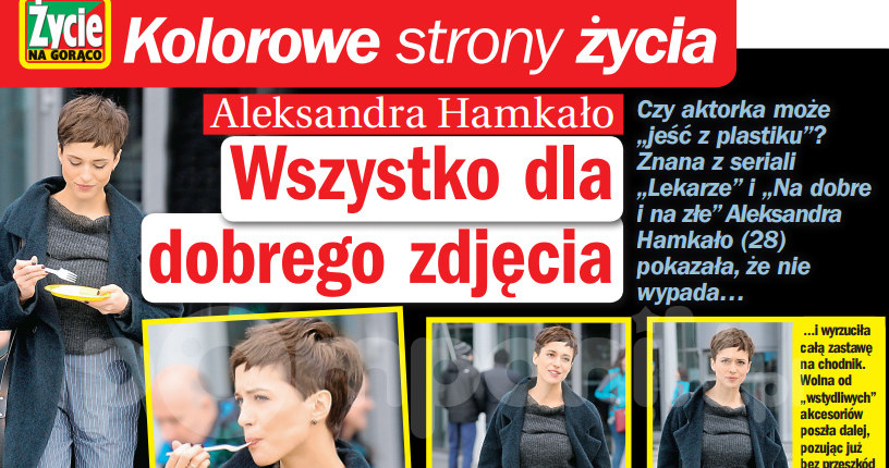 Wpadkę Hamkało zauważyli dziennikarze "Życia na gorąco" /Życie na gorąco