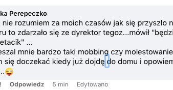 Wpis Agnieszki Perepeczko /Facebook