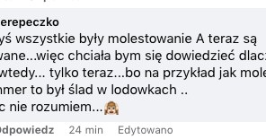 Wpis Agnieszki Perepeczko /Facebook