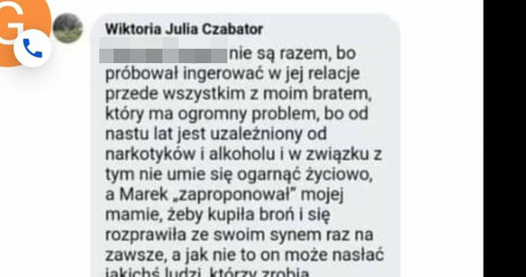 Wpis córki Elżbiety /Facebook