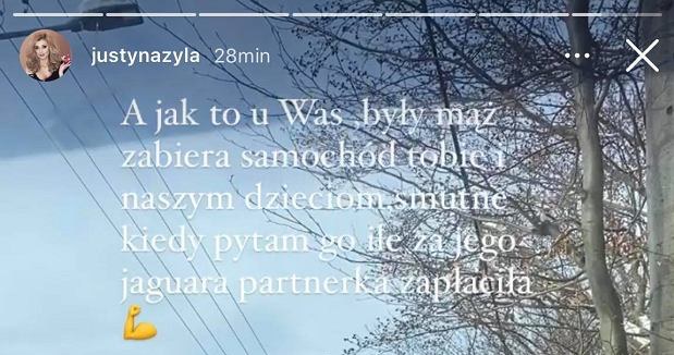 Wpis Justyny Żyły /Instagram