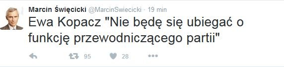 Wpis Marcina  Święcickiego /