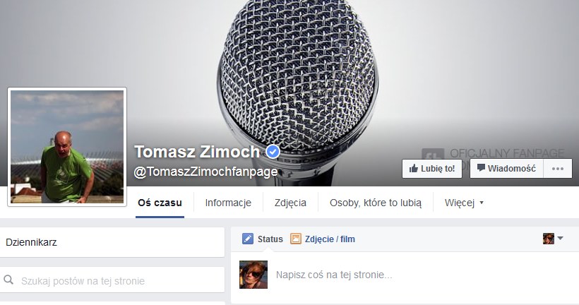 Wpis Tomasz Zimocha na Facebooku /Facebook