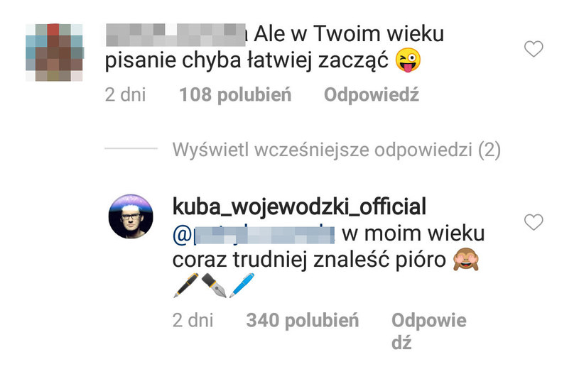 Wpis Wojewódzkiego /Instagram