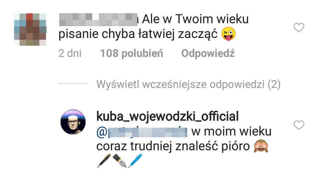 Wpis Wojewódzkiego /Instagram