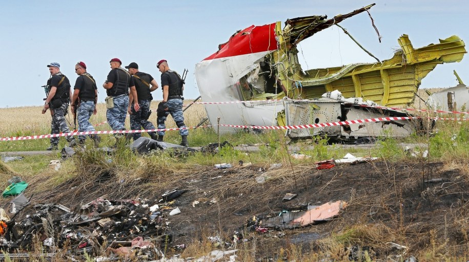 Wrak malezyjskiego boeinga /PAP/EPA/ROBERT GHEMENT /PAP/EPA
