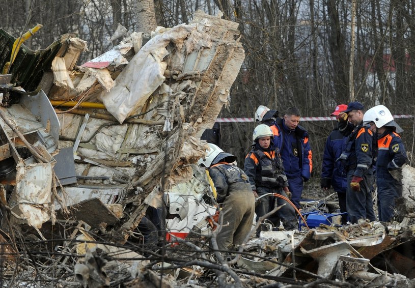 Wrak Tu-154M /AFP