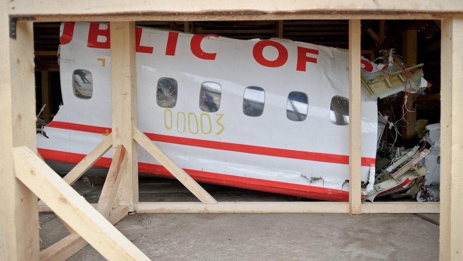 Wrak tupolewa w Smoleńsku /Wojciech Pacewicz /PAP