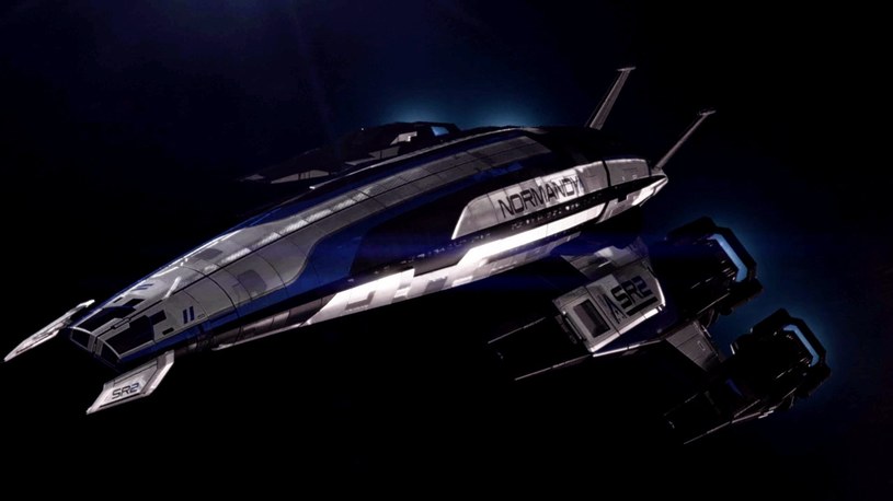 Wraz z biegiem historii trylogii Mass Effect Normandy SR2 staje się statkiem Przymierza, zmieniając swoje barwy /@natariliz /Twitter