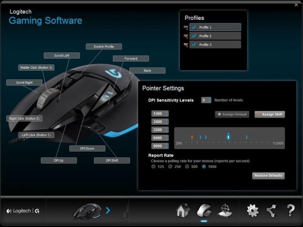 Wraz z myszką Logitech udostępnia nową wersję oprogramowania Gaming Software /INTERIA.PL/informacje prasowe
