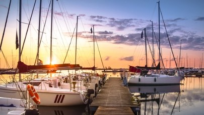 Wraz z poprawą pogody na Mazurach pojawili się żeglarze