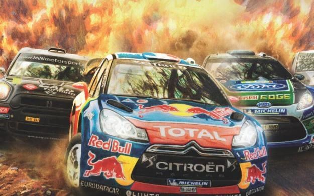 WRC 3 - fragment okładki gry w wersji na PS Vita /