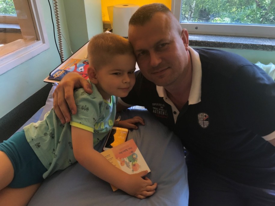 Wręczaliśmy audiobook w Uniwersyteckim Szpitalu Klinicznym we Wrocławiu /Bartek Paulus /RMF FM