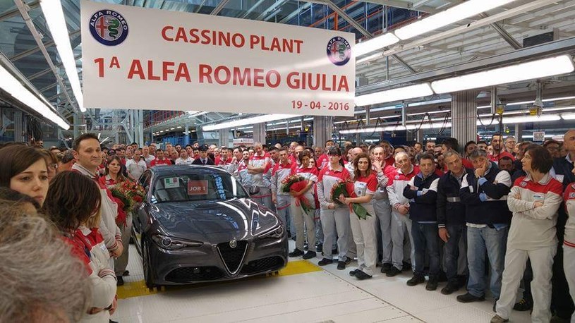Wreszcie ruszyła produkcja Alfa Romeo Giulia /Informacja prasowa