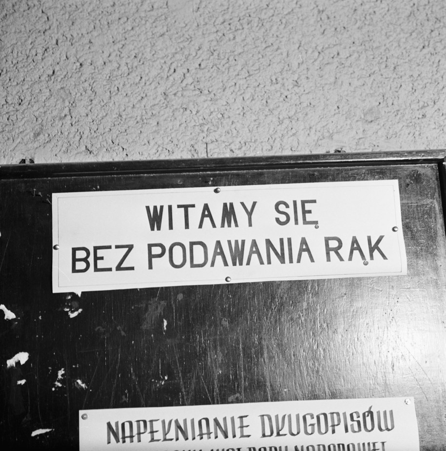 Wrocław 1963r. Epidemia ospy we Wrocławiu. /Eugeniusz Wołoszczuk (CAF) /PAP