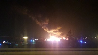 Wrocław: Gigantyczny pożar hali z plastikowymi odpadami