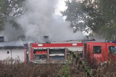 Wrocław: Pożar w fabryce zniczy