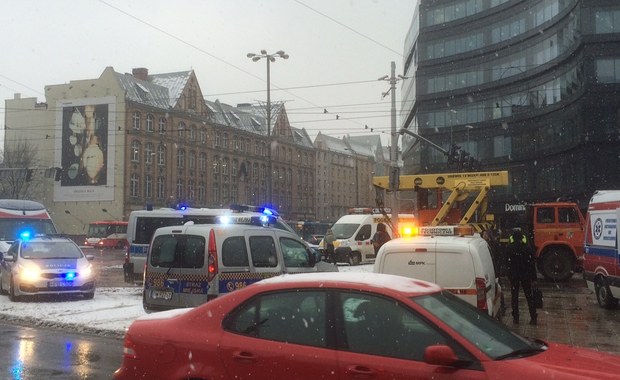 Wrocław: W centrum zderzyły się dwa tramwaje. 12 osób rannych