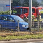 Wrocław: Zablokowane torowisko po wypadku. Jedna osoba ranna
