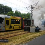 Wrocław: Zderzenie tramwaju z kosiarką do trawy