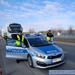 Wrocławscy policjanci pilotowali francuski konwój z pomocą humanitarną dla Ukrainy
