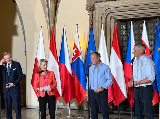 Wrocławska konferencja z udziałem szefowej Komisji Europejskiej Ursuli von der Leyen /Martyna Czerwińska /RMF FM